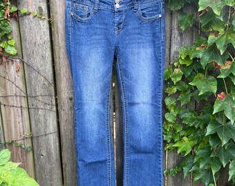 Vintage 2000's Wallflower Medium Wash Low Rise Bootcut Denim Jeans