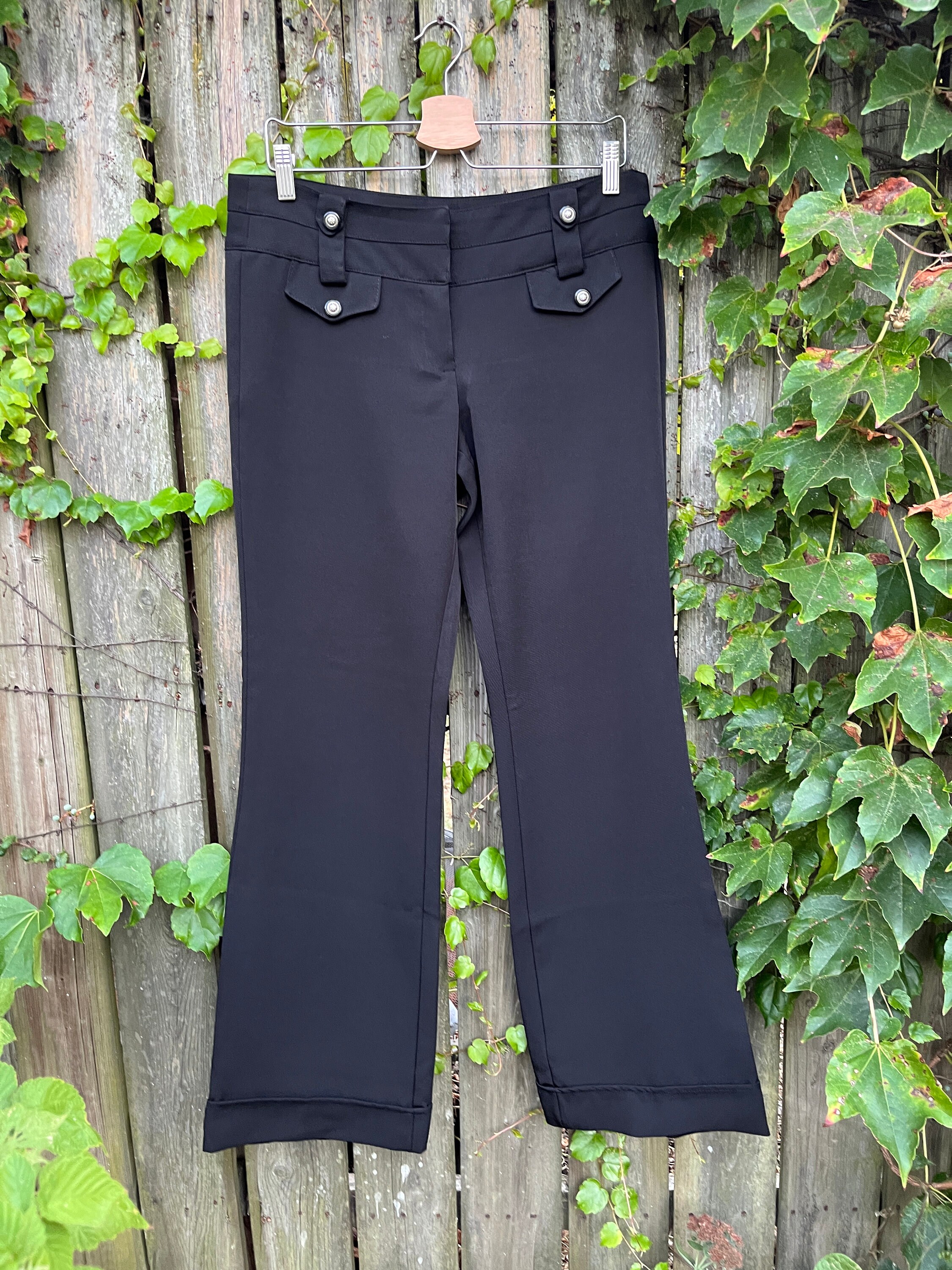 Vintage 2000's Joe Benbasset Black Polyester Spandex Blend Mid