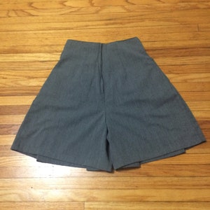 Vintage 80's Coco Blue High Waist Gray Wide Legged Shorts image 9