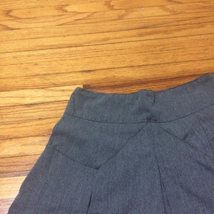 Vintage 80's Coco Blue High Waist Gray Wide Legged Shorts image 6