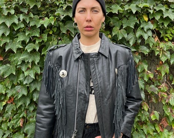 Vintage 90's LB Leather Bound Exclusive Black Leather Zip up Vintage 90's LB Leather Bound Exclusive Black Leather Zip up