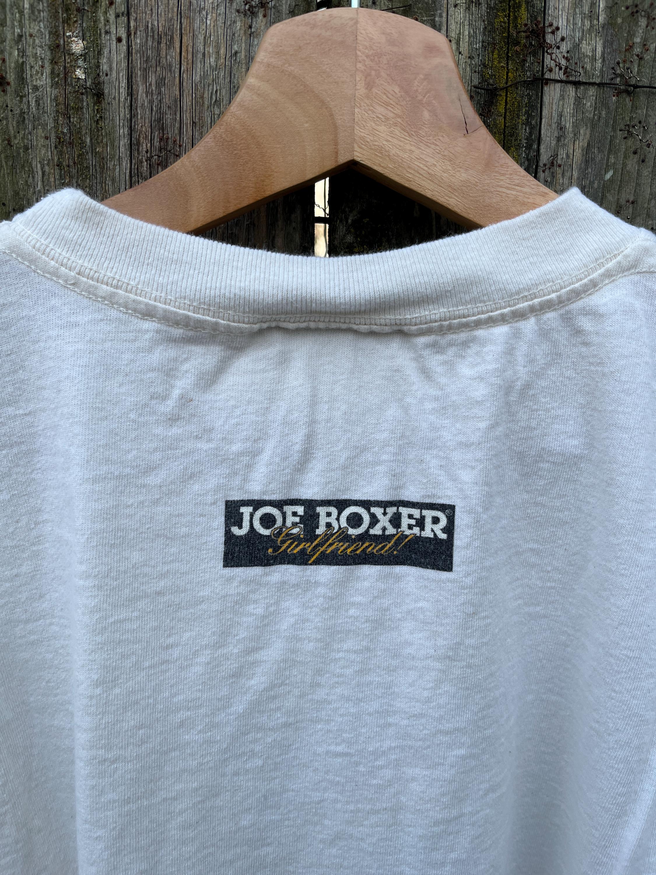 Vintage 90's Joe Boxer Girlfriend Plaid Logo Print Long Sleeve