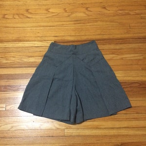 Vintage 80's Coco Blue High Waist Gray Wide Legged Shorts image 5