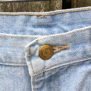 Vintage 90's Wrangler for Women Light Wash High Waist Denim Jeans Waist Measures 28 inches image 5