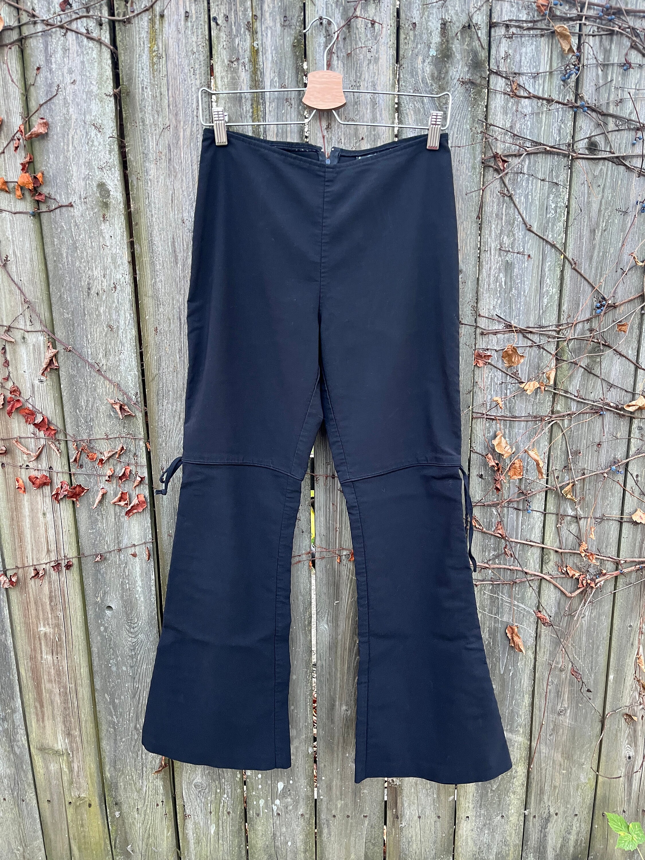 Vintage 90's Dynamite Black Low Rise Back Zipper Bootcut