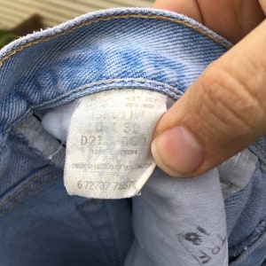 Vintage 90's Wrangler for Women Light Wash High Waist Denim Jeans Waist Measures 28 inches image 8
