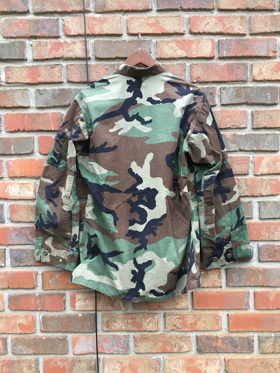 Vintage 90's Marines US Military Camouflage Butto… - image 8