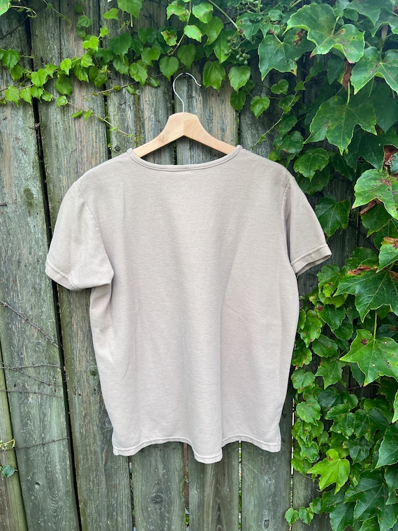 Vintage 90's Basic Editions Beige Polyester Cotto… - image 6