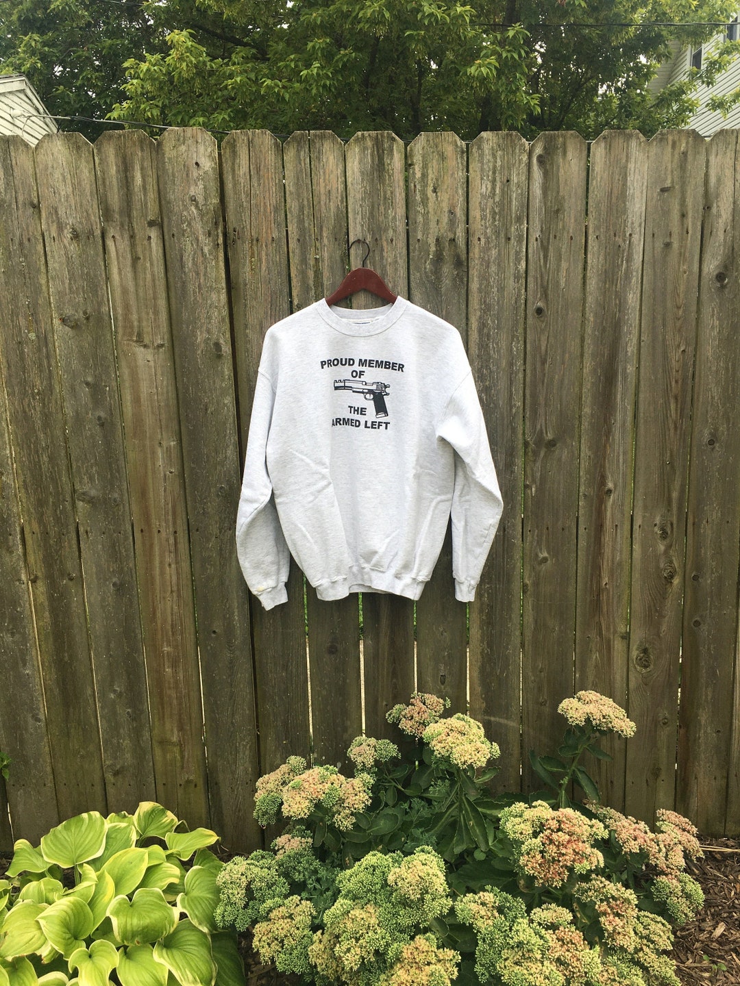 Vintage 90's Hanes Ultimate Cotton Proud Member of the Armed