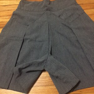 Vintage 80's Coco Blue High Waist Gray Wide Legged Shorts image 7