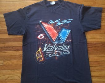Vintage Mark Martin NASCAR Valvoline Racing Numer 6 T-Shirt