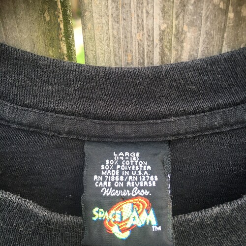 Vintage 1996 Space Jam Tune Squad Taz Bugs and Wile E Coyote Long Sleeve Warner shops Brothers Basketball Shirt Size XS/S