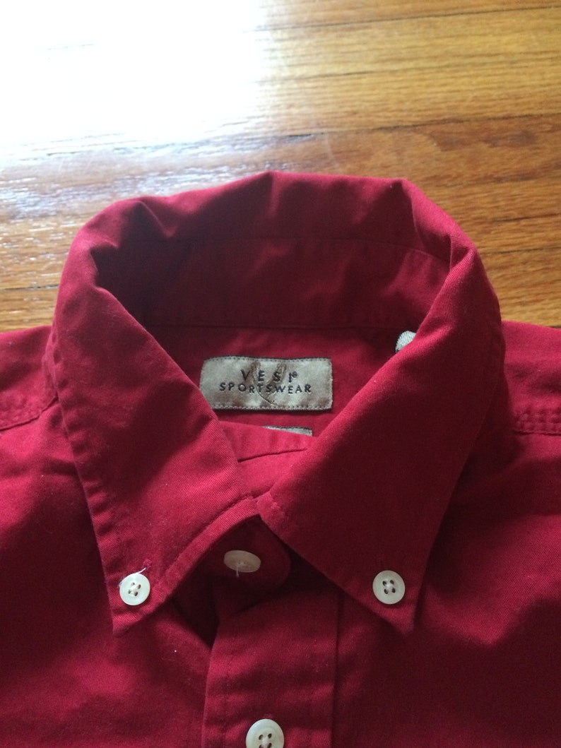 Vintage 90/'s The Ohio State University Buckeyes Logo Red Long Sleeve Button Up Crop Top free shipping