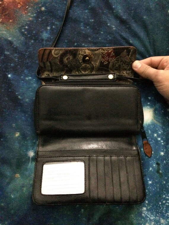 Vintage 90's Bellarose Small Clutch Size Faux Lea… - image 3