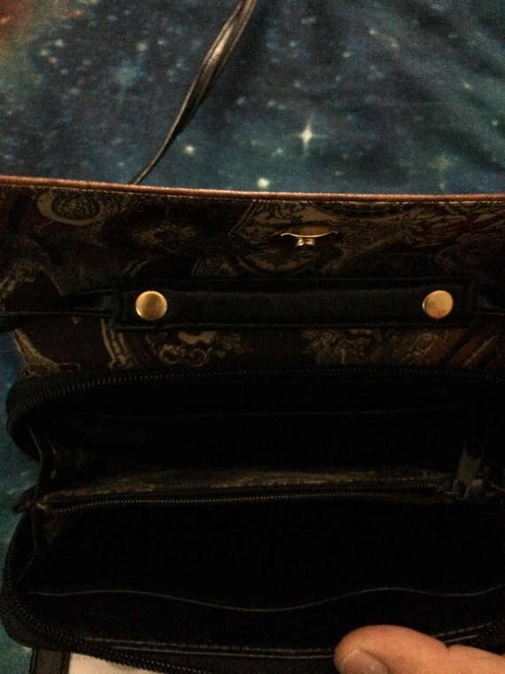 Vintage 90's Bellarose Small Clutch Size Faux Lea… - image 4