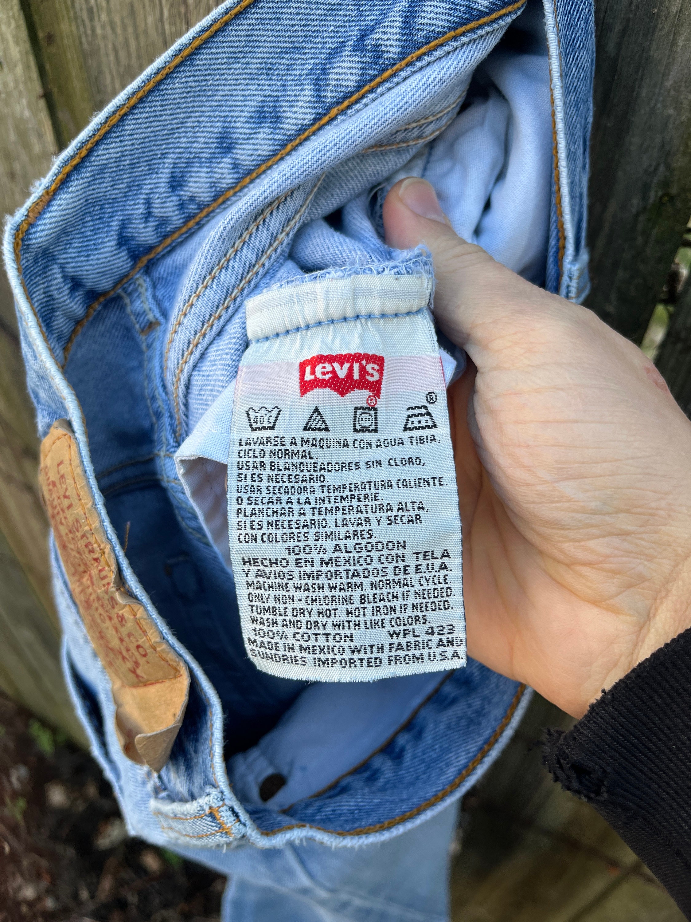 Vintage 90's Levi Strauss 501 XX Light Wash High Waist