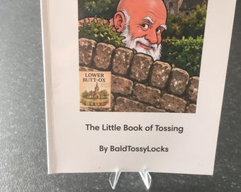Funny Secret Santa Gift Book • Cheeky Adult Joke Toilet Humour Novelty • The Little Book of Tossing by BaldTossyLocks • Stag Party Gag Gift