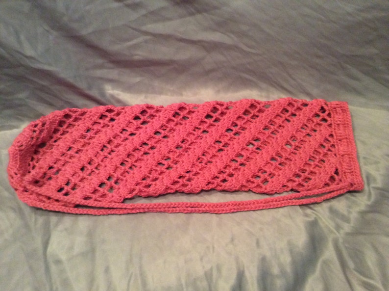 Crochet Yoga Mat Bag, Yoga Mat Tote image 2