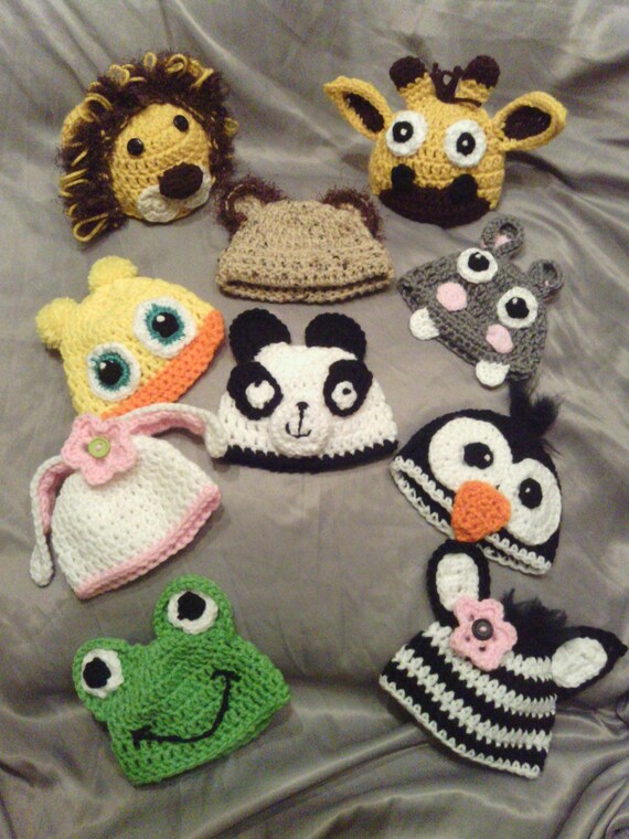 newborn animal hat