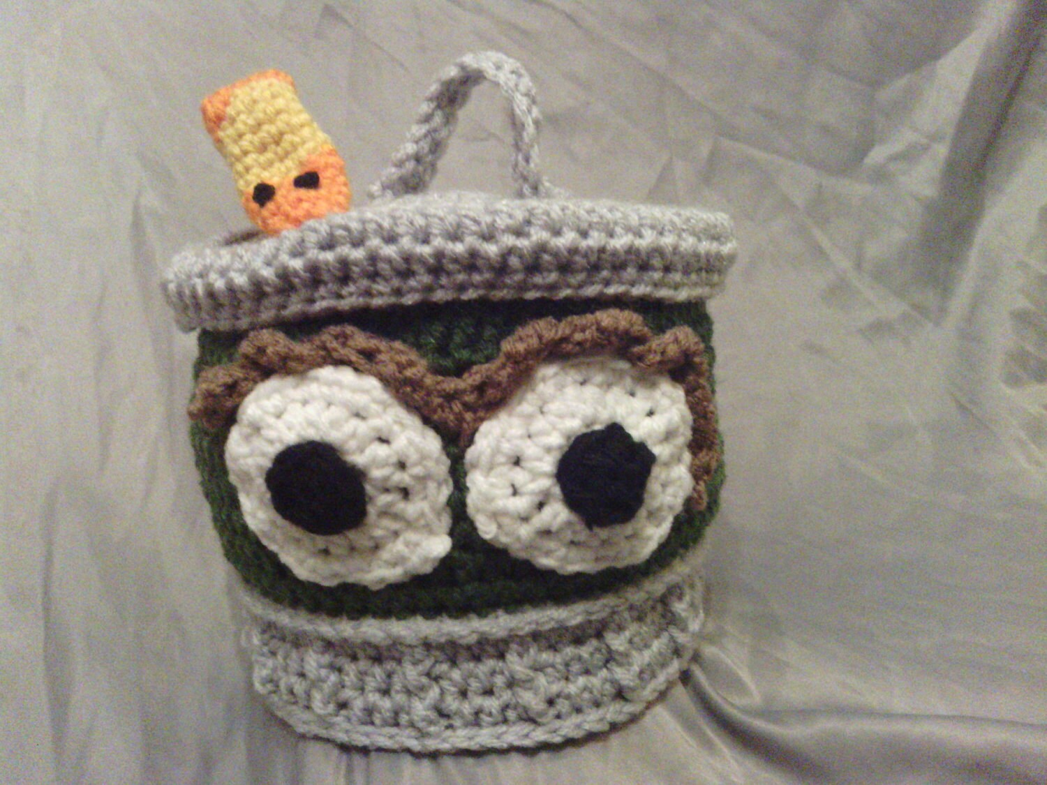 the Grouch Crochet baby hat cap beanie 
