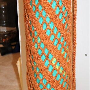 Crochet Yoga Mat Bag, Yoga Mat Tote image 6