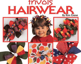 Frivols Hairwear by Kim Crane Leisure Arts Craft Leaflet 1675