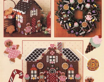 Sugarplum Christmas in Plastic Canvas - design by Joan Green