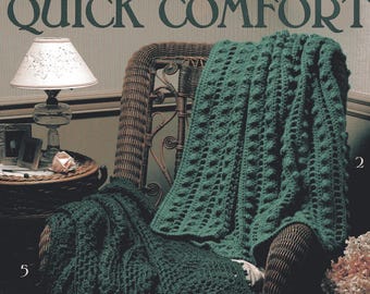 Crochet Afghan Patterns: 7 Quick Comfort Designs - Leisure Arts Leaflet