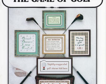 The Game of Golf Counted Cross Stitch Pattern Book