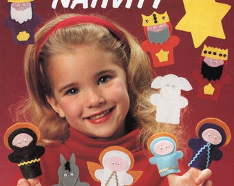 Finger Puppet Nativity Pattern Book by Designed by Karen Hahn