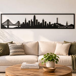 San Franciscos silhuett SVG | Golden Gate-bron stadsbild (digital nedladdning)