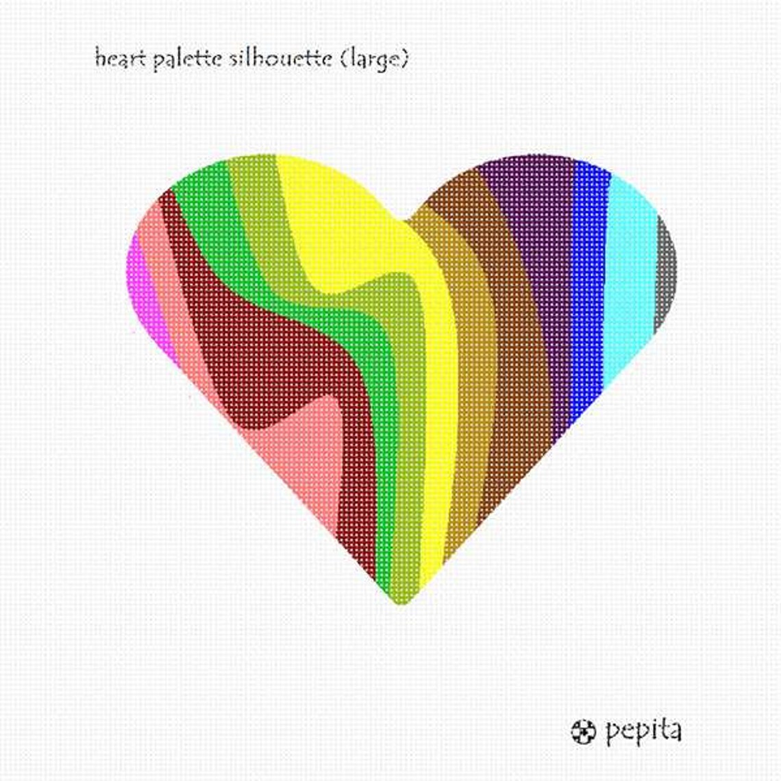 Needlepoint Kit or Canvas Heart Etsy