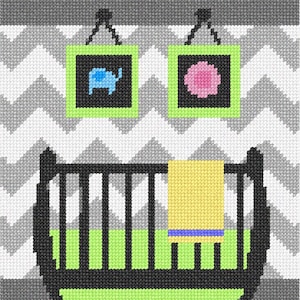 Needlepoint Kit or Canvas: Uni Baby Modeh Ani