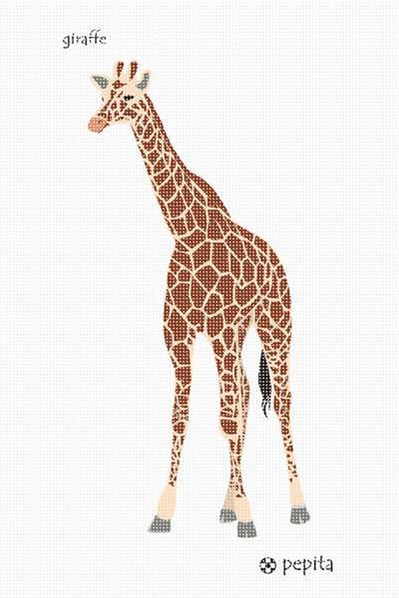 Needlepoint Kit or Canvas: Giraffe image 2