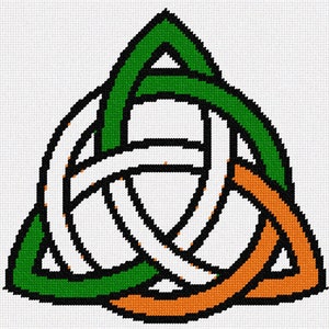 Needlepoint Kit or Canvas: Celtic Knot