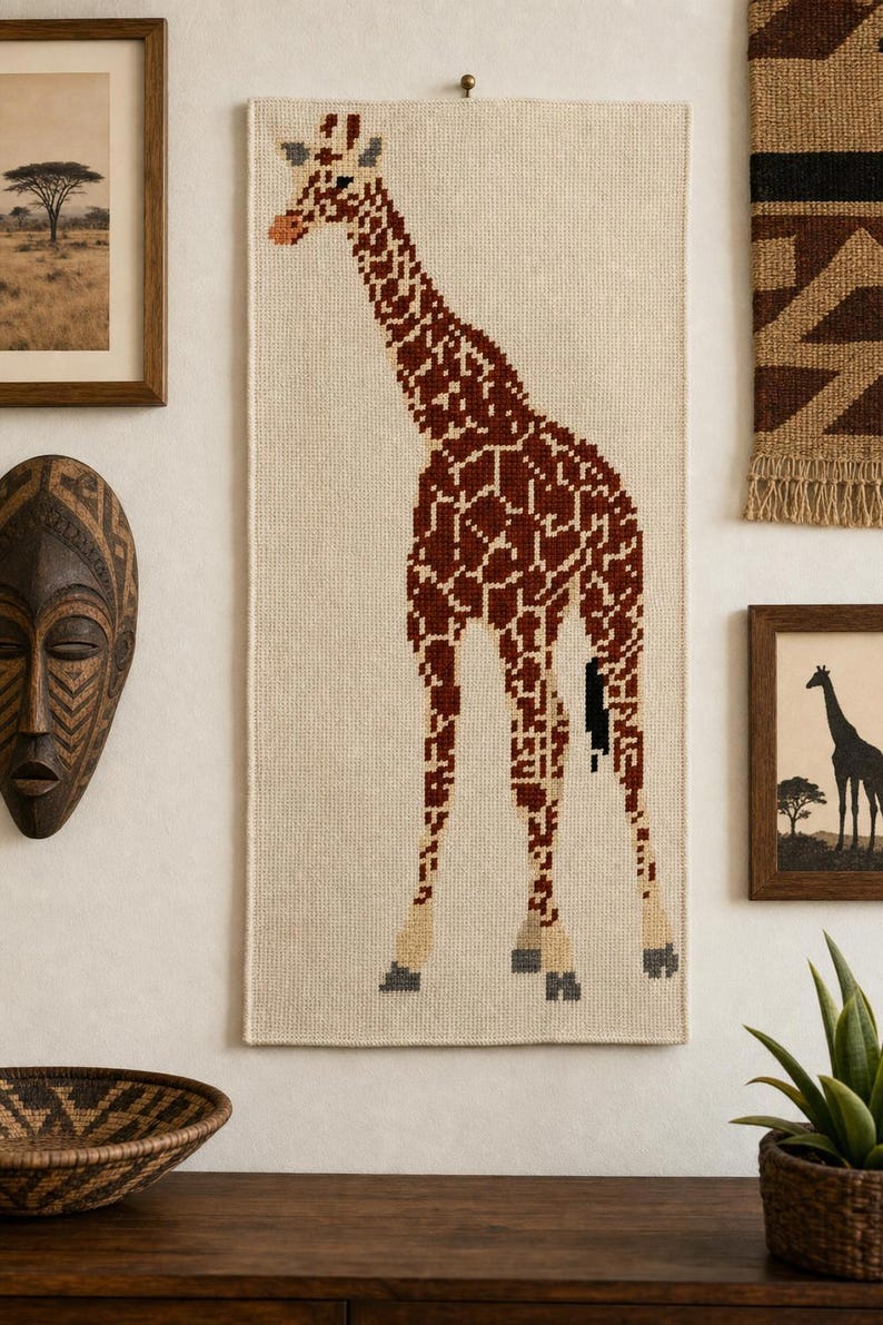 Needlepoint Kit or Canvas: Giraffe image 3