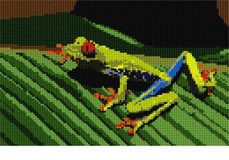 Needlepoint Kit or Canvas: Frog image 1