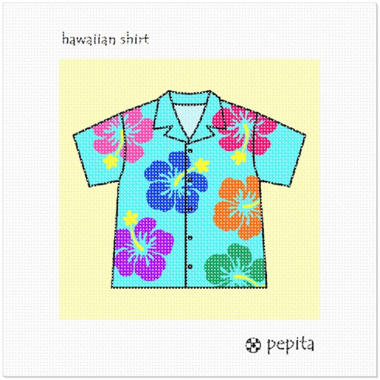 Needlepoint Kit or Canvas Hawaiian Shirt Etsy