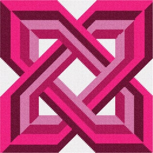 Needlepoint Kit or Canvas: Celtic Knot 6