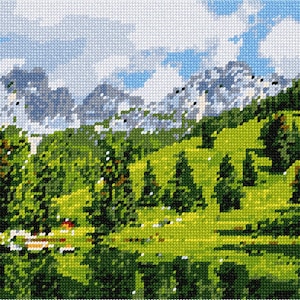 Needlepoint Kit or Canvas: Almsee image 1