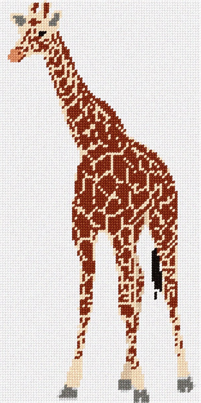 Needlepoint Kit or sale Max 79% OFF Canvas: Giraffe