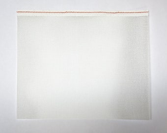 Zweigart Mono Deluxe Needlepoint Canvas, 100% Cotton, White, 13 mesh, (multiple sizes)