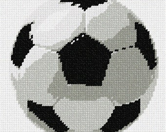 Needlepoint Kit or Canvas: Soccer Ball