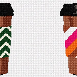 Needlepoint Canvas: Coffee Cups Ornament Combo 18 mesh