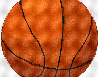 Needlepoint Kit or Canvas: Basketball