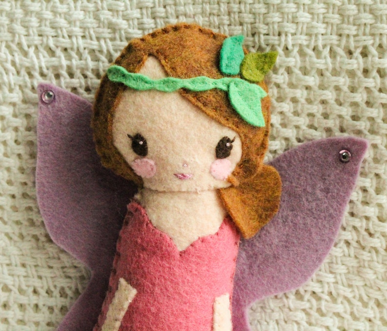 PDF PATTERN: A Splendid Tale, Fairy Doll. Instant Download. Softie Pattern. Plushie Pattern. Felt Doll Pattern. image 2