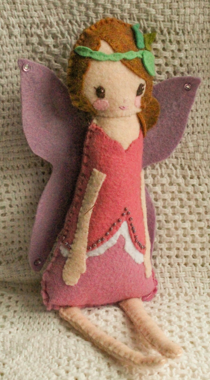 PDF PATTERN: A Splendid Tale, Fairy Doll. Instant Download. Softie Pattern. Plushie Pattern. Felt Doll Pattern. image 5