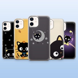 Funda para teléfono Chococat Kawaii Sanrio para iPhone 18Pro, 17e, 16, 15, 14, 13, Samsung S26, S25, S24, S23Fe, A17, A57, Pixel 11, 10Pro, 9A