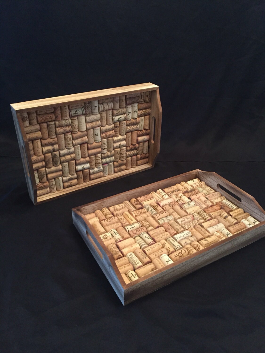 Wine Cork Serving Tray Etsy