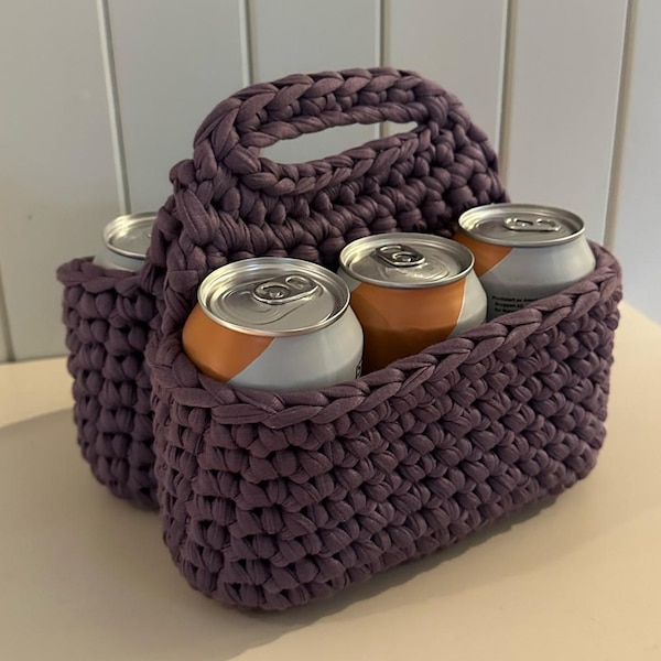 crochet beer carrier pattern